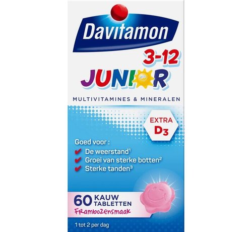 Davitamon Junior 3+ framboos