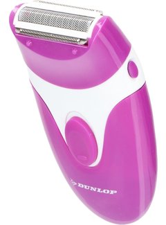 Dunlop Dunlop Ladyshave - incl. 2x AAA Batterijen - Afgerond Scheerblad -Ergonomisch Design - Opbergetui