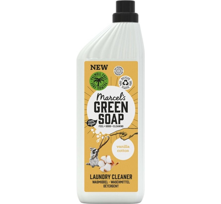 Marcel's Green Soap Wasmiddel Katoen & Vanille Jaarbox 12 liter