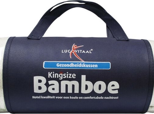 Lucovitaal Kingsize Bamboe Hoofdkussen