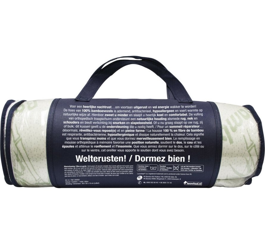 Kingsize Bamboe Hoofdkussen
