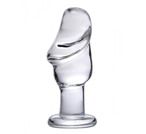 Prisms Erotic Glass Asvini Glazen Buttplug - Transparant