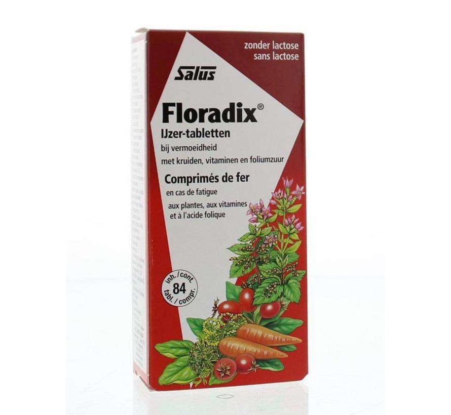 Floradix IJzer-tabletten met foliumzuur