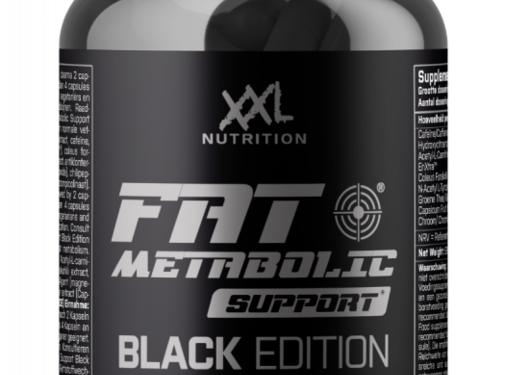 XXL Nutritio Fat Metabolic Support Black Edition - 120 veggiecaps