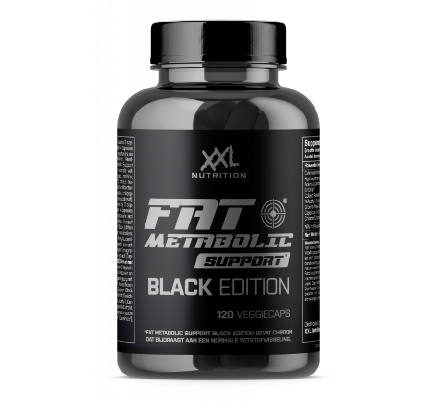 Fat Metabolic Support Black Edition - 120 veggiecaps