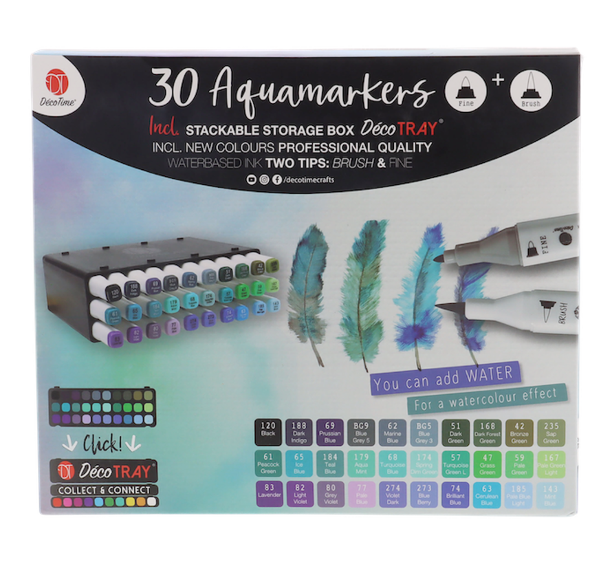 Décotime twinmarkers -set 30 stuks