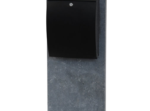Drogistonline.eu De KB009 brievenbus blauwe hardsteen/aluminium zwart