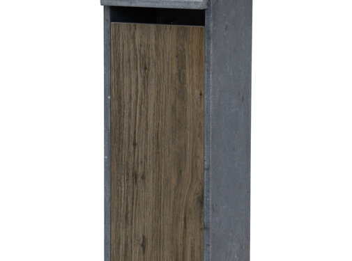 Drogistonline.eu De KB015 brievenbus blauwe hardsteen houtlook