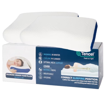 Drogistonline.eu Revolutionair foam hoofdkussen voor de perfecte slaaphouding en optimale ondersteuning