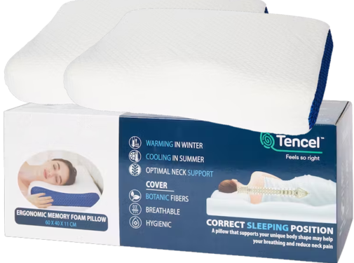 Drogistonline.eu Revolutionair foam hoofdkussen voor de perfecte slaaphouding en optimale ondersteuning