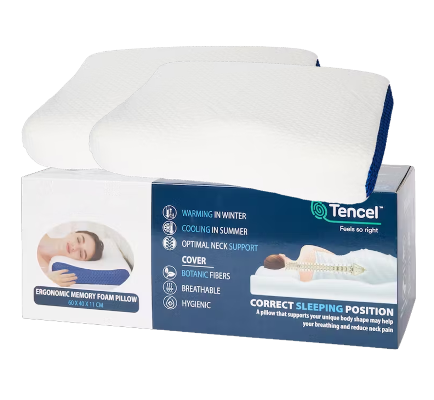 Revolutionair foam hoofdkussen voor de perfecte slaaphouding en optimale ondersteuning