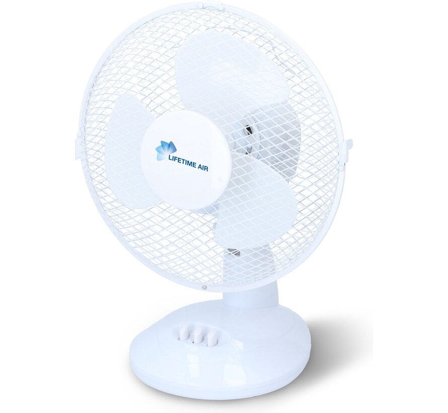 Air Tafelventilator - 20 W - Zwenkfunctie - Ø 23 cm - Wit