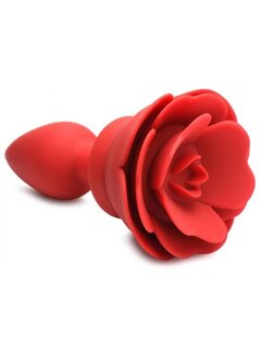 Booty Sparks Vibrerende Rose Anaalplug met Afstandsbediening - Large
