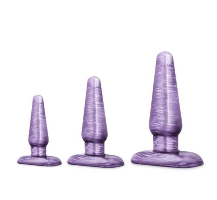 B Yours - Anaal Plug Set - Purple Swirl