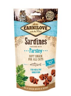 Carnilove Carnilove soft snack sardines / peterselie