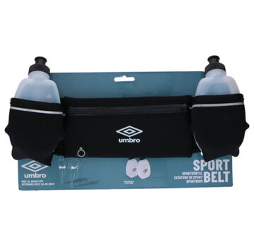 Umbro Umbro Verstelbare Heupriem met 2 Drinkflessen - Ideale Sportaccessoire voor Hydratatie en Opslag