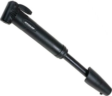 Dunlop Dunlop Travel Bike Mini Pomp Black met Adapter