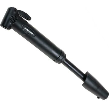 Dunlop Dunlop Travel Bike Mini Pomp Black met Adapter