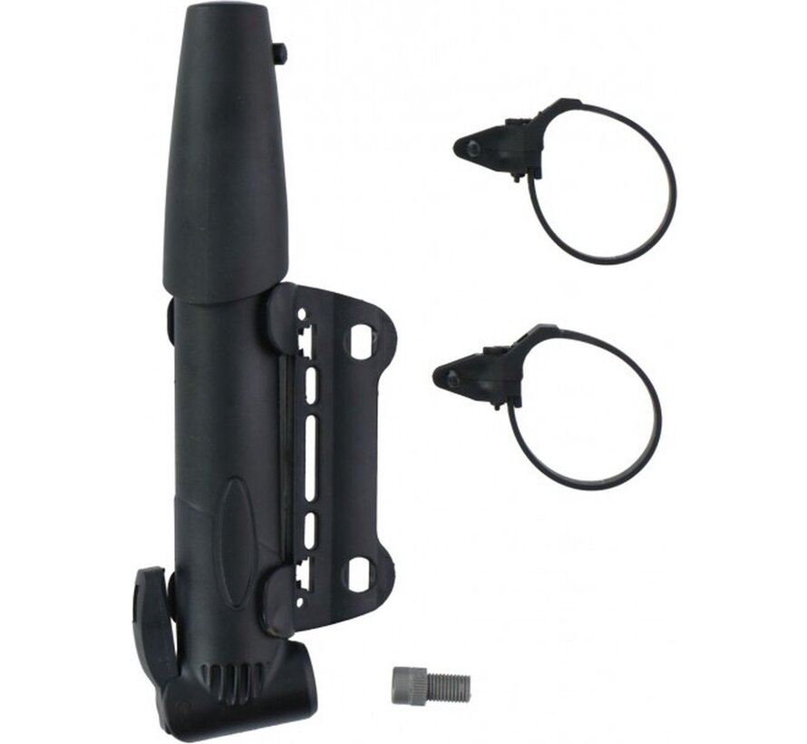 Dunlop Travel Bike Mini Pomp Black met Adapter