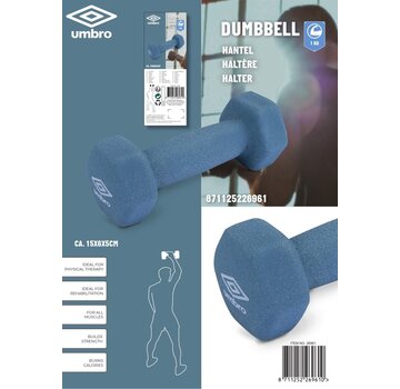 Umbro Umbro Fitness Training Gym Dumbbell 1kg