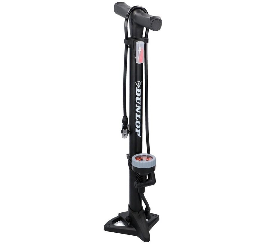 Dunlop fietspompen - Vloerpomp Met Drukmeter 61,5 cm - Incl. Dunlop handpomp - Mini pomp