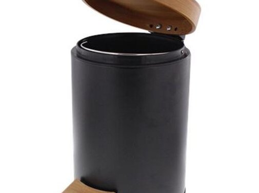 Pedaalemmer / Bamboe - Rond - 3L - Ø 17 x h 24 cm