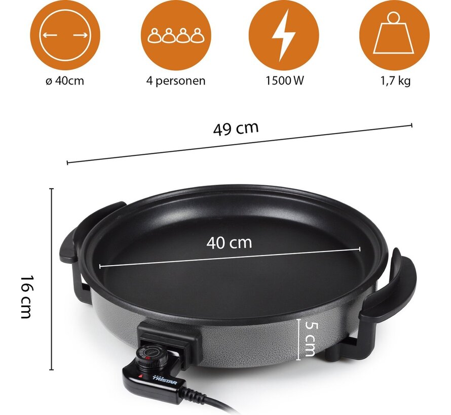Tristar PZ-2964 Elektrische Hapjespan 40cm