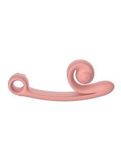 Snail Vibe Snail Vibe Curve Duo Vibrator - Peachy Pink