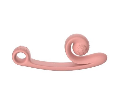 Snail Vibe Snail Vibe Curve Duo Vibrator - Peachy Pink