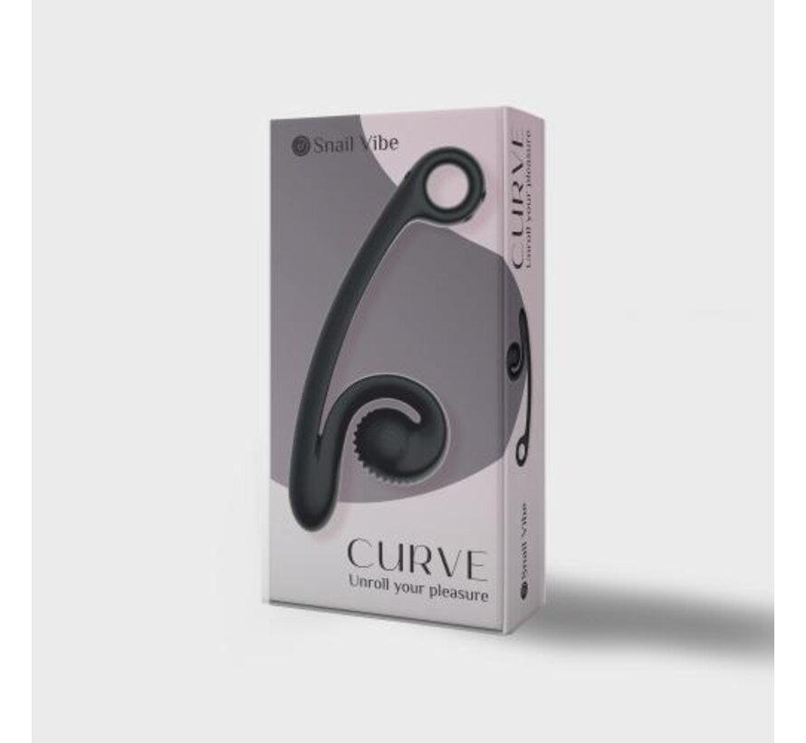 Snail Vibe Curve Duo Vibrator - Zwart