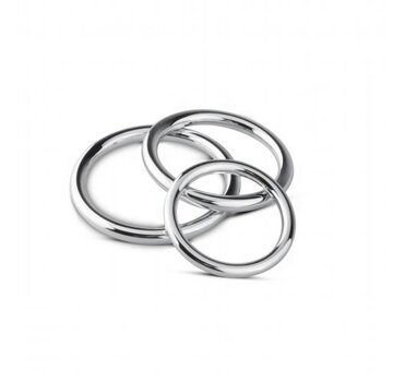 Sinner Gear Unbendable Sinner - Metalen Cock- En Balring Set