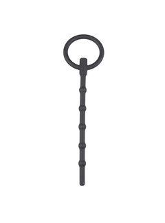 Sinner Gear Lange Holle Dilator Met Grote Trekring - Zwart