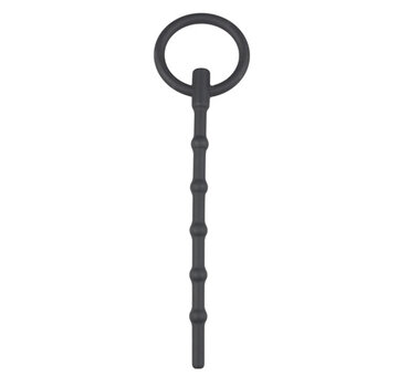 Sinner Gear Lange Holle Dilator Met Grote Trekring - Zwart