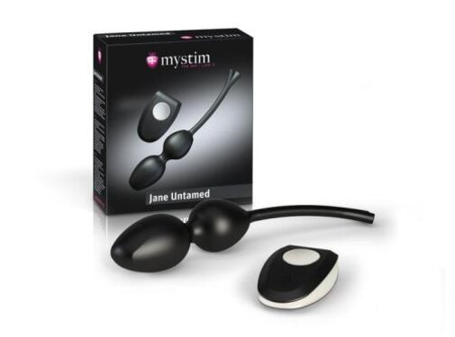Mystim Jane Untamed Geisha Balls Vibe - Schwarz