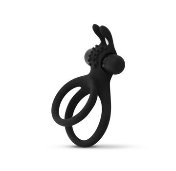 Easytoys Men Only Share Ring - Dubbele Vibrerende Cockring Met Rabbit Oortjes