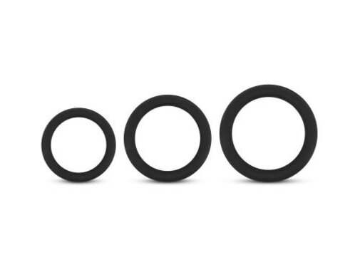 Easytoys Men Only Siliconen Set Cockringen In 3 Afmetingen