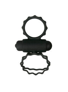 Easytoys Men Only Duo Cockring - Zwart