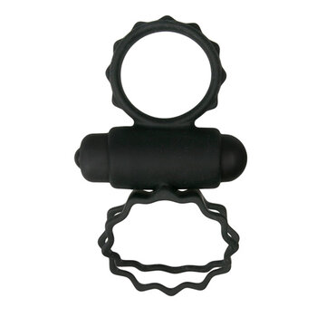 Easytoys Men Only Duo Cockring - Zwart