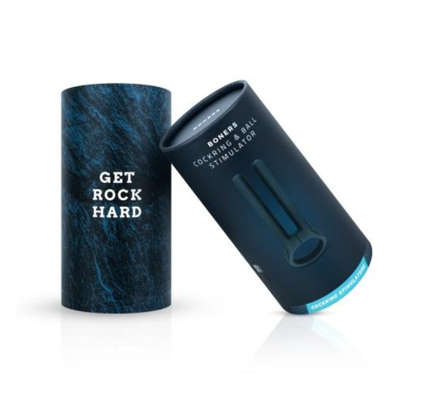 Boners Cockring & Ball Stimulator - Blauw