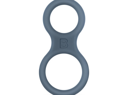 Boners Boners Siliconen Cockring En Ballstretcher - Grijs