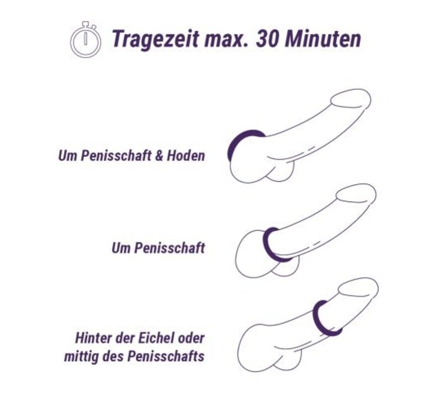 Boners Band Cockring - Grijs