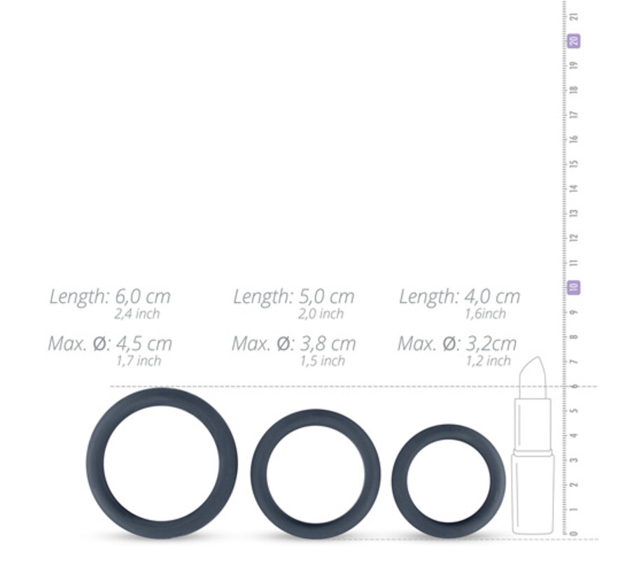 Boners Cockring Set 3-delig