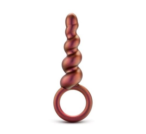 Anal Adventures Anal Adventures Matrix - Spiral Loop Anaal Plug - Koper