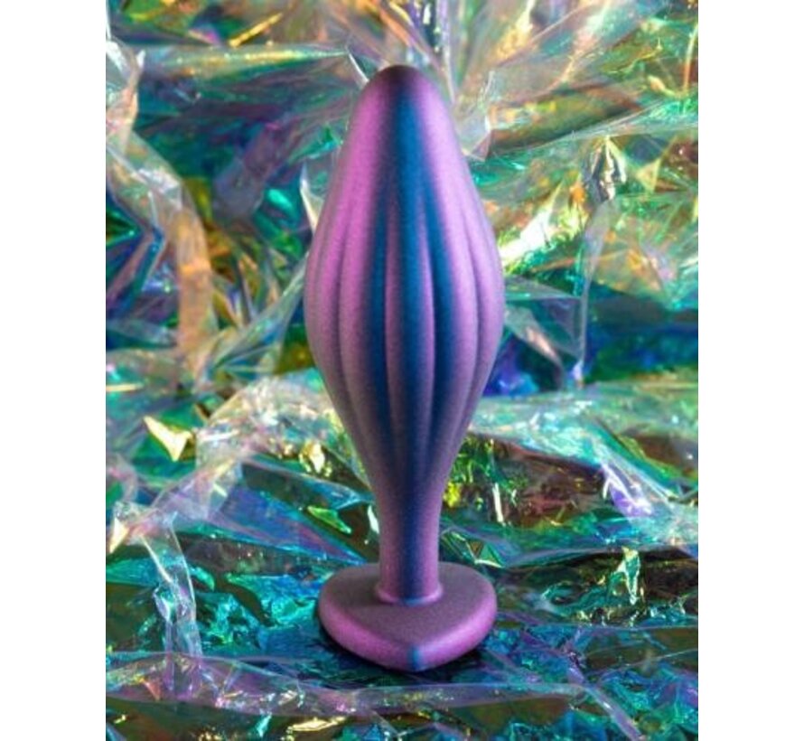 Anal Adventures Matrix - Wavy Bling Anaal Plug - Sapphire