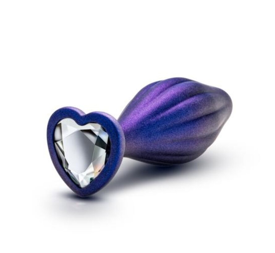 Anal Adventures Matrix - Wavy Bling Anaal Plug - Sapphire