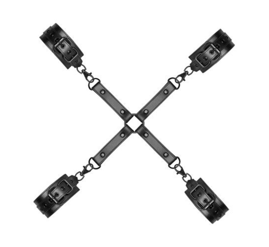 Hogtie Met Hand- en Enkelboeien