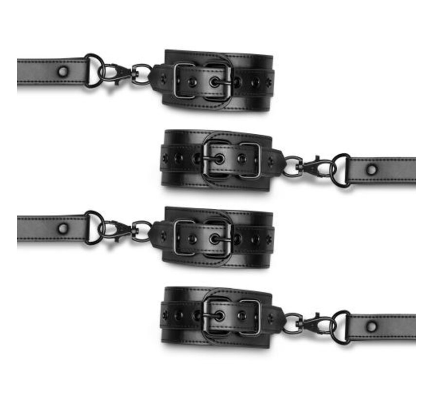 Hogtie Met Hand- en Enkelboeien