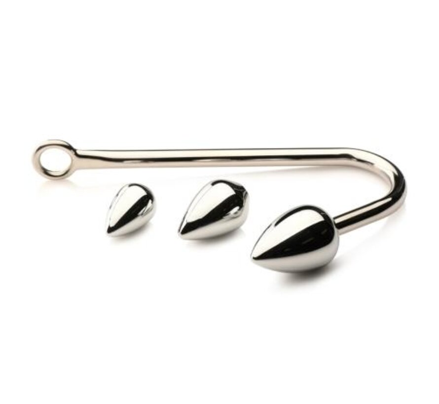 Anal Hook Trainer Set - Zilver