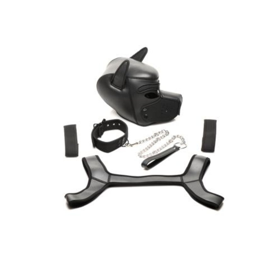 Complete Puppy Bondage Set - Zwart