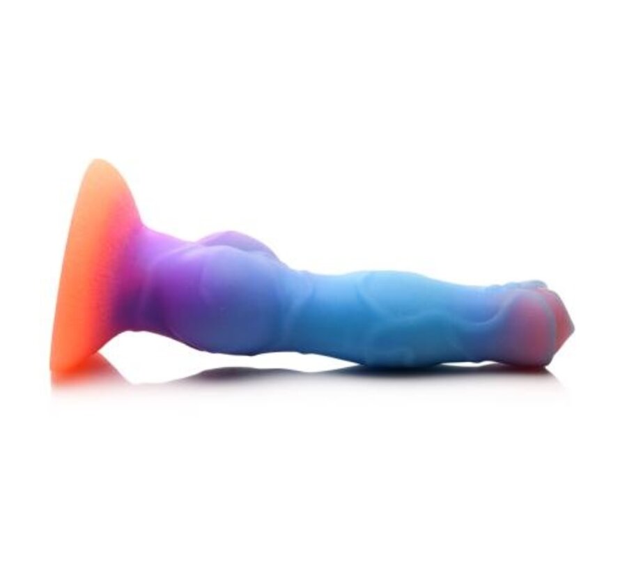 Glow-in-the-dark Siliconen Alien Dildo
